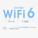 TP LINK AX1500 Whole Home Mesh Wi-Fi 6 System - 2 Pack