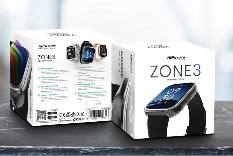 HiFuture Zone3 Smart Watch Silver