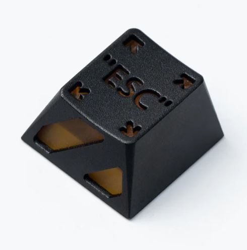 Keychron ESC Key Aluminium Alloy Black Artisan Keycap (1u)