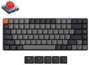 Keychron KEYC-K3X-H1, K3 Version 3, 75% layout, Low Profile Red Switch, White Back Light, Black, Hot Swap, Wireless Keyboard
