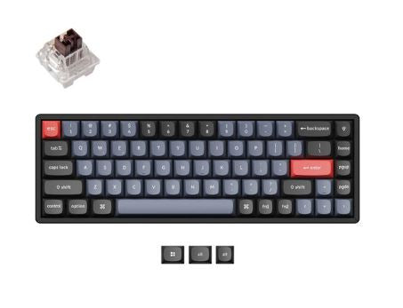 Keychron K6P-J3,  80% TKL Layout 87 Keys, Brown Switch, RGB, Aluminium Frame, Hot-Swap, Keychron K Pro, Wireless Keyboard Pro