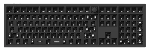 Keychron Q6P-B1 100% Barebone Non Backlit Carbon Black QMK/VIA Wireless Mechanical Pro Keyboard