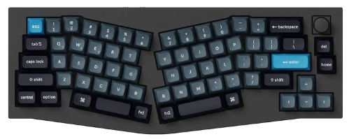 Keychron Q8P-M3 Q8 Pro, 65% layout, Brown Switch, RGB, Carbon Black, QMK/VIA Keychron K pro Mechanical, Wireless with Knob Alice Keyboard