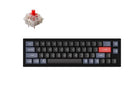 Keychron Q9-C1, 40% Layout 52 Keys, Red Switch, RGB, Black Frame, Hot-Swap, QMK, Gateron G Pro, Mechanical Wired Keyboard