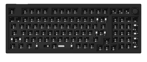 Keychron V5-74 96% Barebone, RGB, Carbon Black QMK Wired Mechanical Keyboard