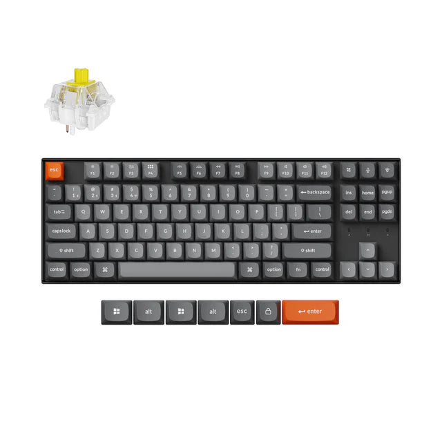 Keychron K8 Max QMK Wireless  RGB Backlight Super Banana Switch Mechanical Keyboard