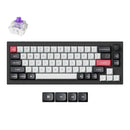Keychron Q2 HE QMK Wireless Knob Carbon Black Gateron Double-Rail Magnetic Nebula Switch Keyboard