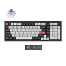 Keychron Q5H-M1 HE, 96% layout, QMK, Carbon Black, Gateron Double-Rail Magnetic Nebula Switch, Wireless Keyboard, with knob