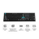 Keychron Q6 Ultra 8K Wireless White Silk POM Switch BANANA Custom Mechanical Keyboard