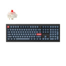 Keychron V6 Max QMK/VIA Wireless Custom  Knob Carbon Black Gateron Jupiter Red Switch Mechanical Keyboard