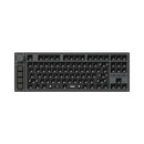 Keychron Lemokey L3 QMK/VIA Barebone Knob Carbon Black Wireless Custom Barebone Mechanical Keyboard