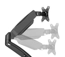 Bracom Economy Dual-Screen Spring-Assisted Monitor Arm