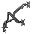 Bracom Dual Monitor Pipe-Shaped Counterbalance Spring-Assisted Monitor Arm