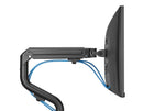 Bracom Dual Monitor Pipe-Shaped Counterbalance Spring-Assisted Monitor Arm