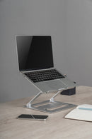 Bracom Foldable Stepless Adjustment Aluminium Riser For Most 11"-17"