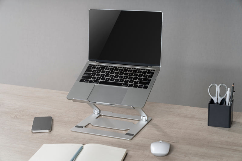 Bracom Foldable Stepless Adjustment Aluminium Riser For Most 11"-17"