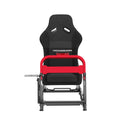 Bracom Sim Racing Cockpit with Gear Shift Mount & Seat Black & Red