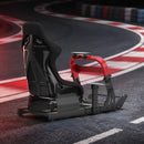 Bracom Sim Racing Cockpit with Gear Shift Mount & Seat Black & Red
