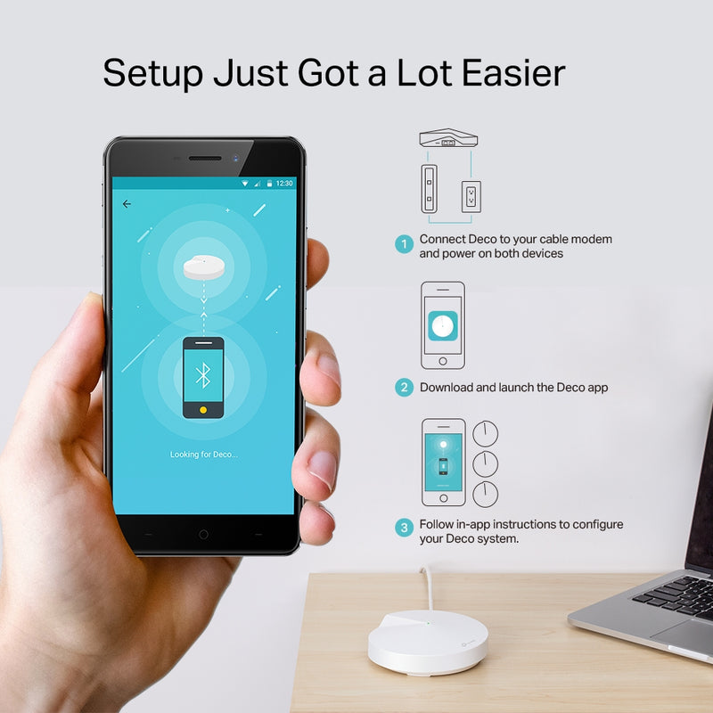 TP-Link Deco M5 (3-Pack) Whole-Home Mesh Wi-Fi