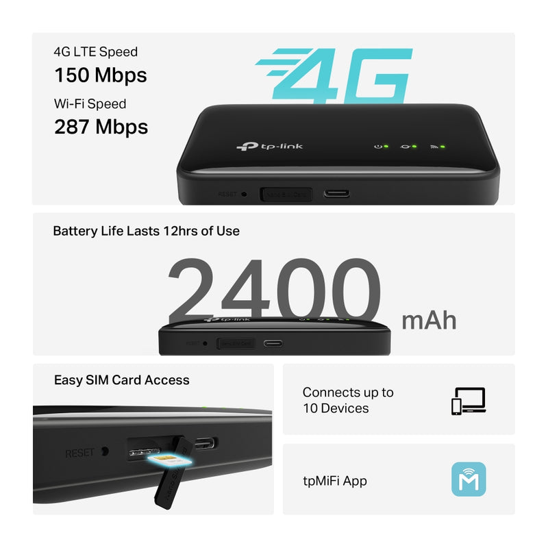 TP-Link M7005, 4G LTE Mobile Wi-Fi