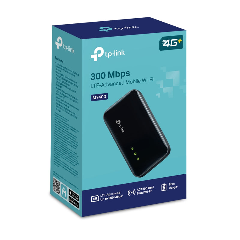 TP-Link M7400, 300 Mbps LTE-Advanced Mobile Wi-Fi