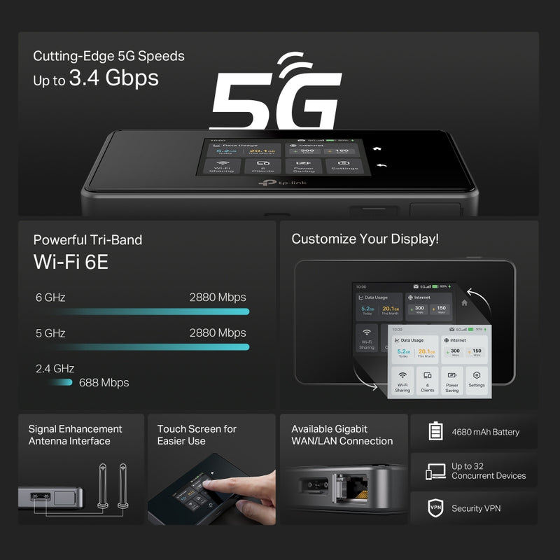 TP-Link M8550 5G Mobile Wi-Fi