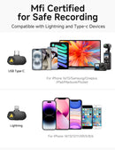 Maono WM622 PBC2 Wireless Microphone Lightning & Type-C Combo Version Black