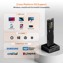 mbeat H5 USB-C/A 10Gbps M.2 NVMe & SATA SSD Mini Dock