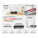 Mercusys MB135-4G Wireless Dual Band Router