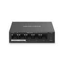 Mercusys MS105GP, 5-Port Gigabit Desktop Switch with 4-Port PoE+