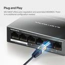 Mercusys MS106GP, Multi-port Gigabit Desktop Switch with PoE+