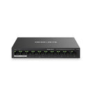 Mercusys MS110P, 10-Port 10/100Mbps Desktop Switch with 8-Port PoE+