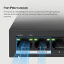 Mercusys MS110P, 10-Port 10/100Mbps Desktop Switch with 8-Port PoE+