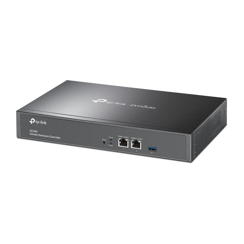 TP-Link Omada Hardware Controller PORT: 2× 10/100/1000 Mbps Ethernet Ports, 1× USB 3.0 Port