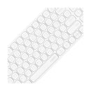 Rapoo E9350L Wireless Multi-mode Ultra-slim 99 Key Keyboard with Bluetooth and 2.4g White