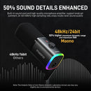 Maono PD100X RGB USB/XLR Dynamic Microphone Black