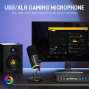 Maono PD100X RGB USB/XLR Dynamic Microphone Black