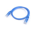 Cat 6a UTP Ethernet Cable, Snagless - 0.5m (50cm) Blue