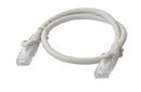 Cat 6a UTP Ethernet Cable, Snagless - 0.5m (50cm) Grey