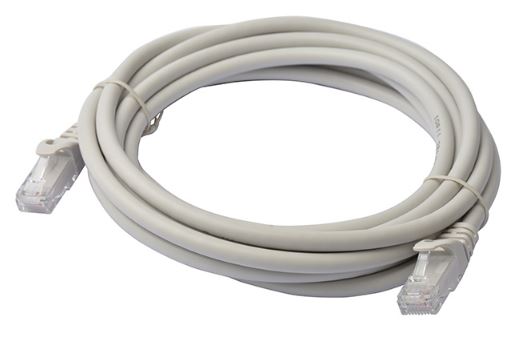 Cat 6a UTP Ethernet Cable, Snagless - 1m (100cm) Grey
