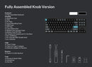 Keychron Q3 Ultra 8K Wireless White Silk POM Switch BANANA Custom Mechanical Keyboard