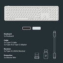 Keychron B5 Pro Ultra-Slim Wireless Keyboard - Space Grey