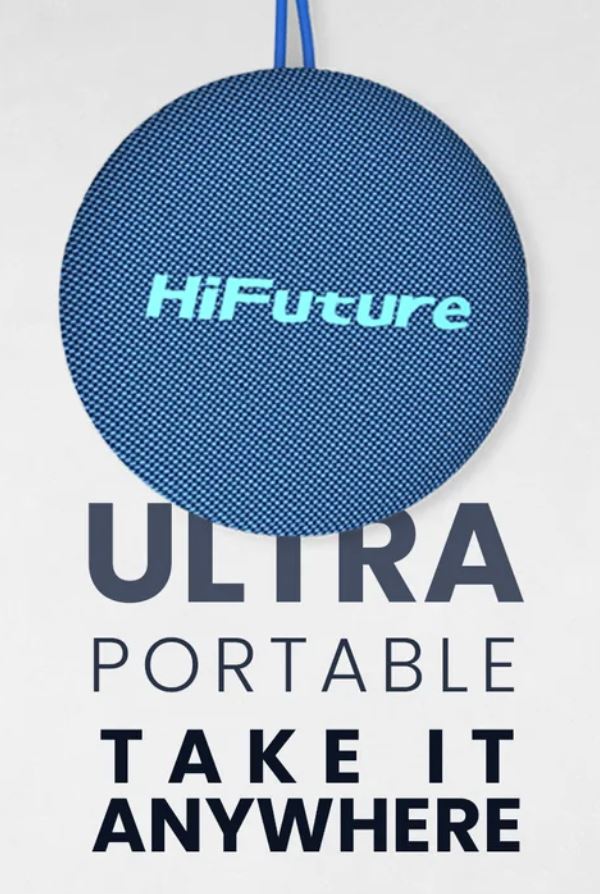 HiFuture Altus Outdoor Bluetooth Speaker 10W, 8 hours Playtime, Red