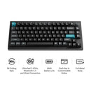 Keychron Q1 Ultra 8K Wireless Black Silk POM Switch BANANA Custom Mechanical Keyboard