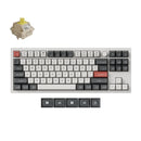 Keychron Q3 Ultra 8K Wireless White Silk POM Switch BANANA Custom Mechanical Keyboard