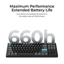 Keychron Q3 Ultra 8K Wireless Black Silk POM Switch BANANA Custom Mechanical Keyboard