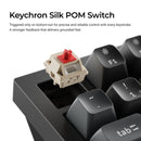 Keychron Q3 Ultra 8K Wireless White Silk POM Switch BANANA Custom Mechanical Keyboard