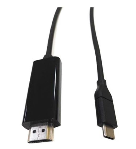 8Ware USB Type-C to HDMI Cable M/M Black- 2m
