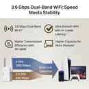 TP-Link RE225BE BE3600 Dual-Band Wi-Fi 7 Range Extender