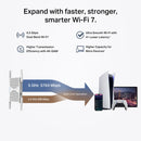 TP-Link RE405BE, BE6500 Dual-Band Wi-Fi 7 Range Extender